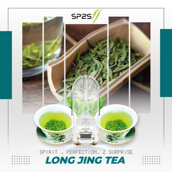 SP2S電子煙【龍井茶味】SP2S透明煙彈 霧化菸彈 現貨速發